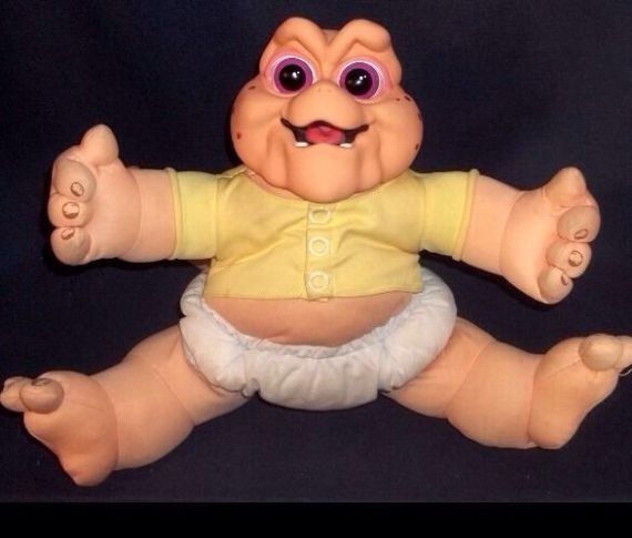 This talking Baby Sinclair doll was creepy, to say the least.