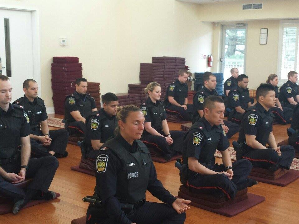 Police Officers Get Their Serenity On Meditate Before Hitting Streets 