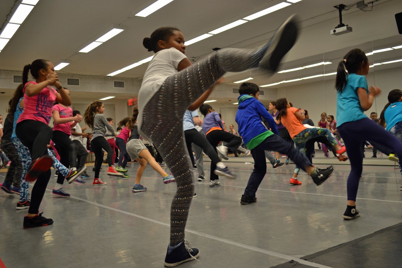 "They also understand what it is to have a healthy body," Johnson added. "They all want to be healthy and be strong and push their bodies and sweat and know that sweating feels good. Sweating is not a bad thing, right? Jumping up and down, listening to music, dancing and relating to other people in a way that you don’t on the subway, you don’t on the street, you don’t even in school.”