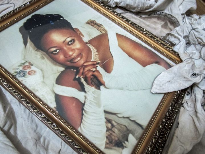 A wedding photo was among the possessions that Malian refugees brought to Burkina Faso during the 2013 conflict. "The frame is gold, like the colour of desert sand," this woman's husband said.