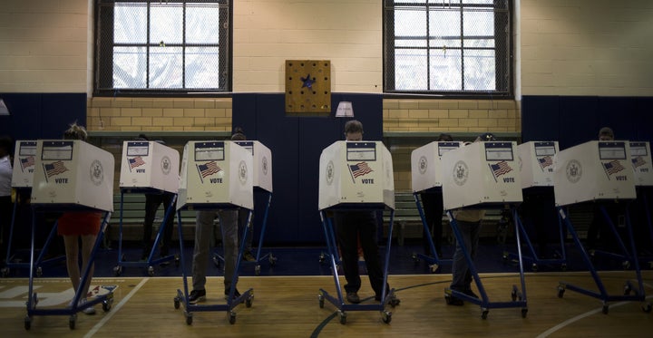 Many New York primary voters faced obstacles during Tuesday's vote, including thousands who were dropped from the rolls in the borough of Brooklyn.