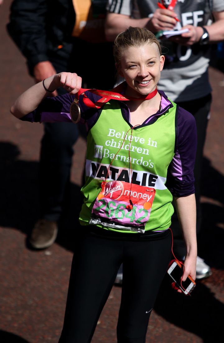 Game of Thrones star Natalie Dormer will be taking part in the marathon again this year