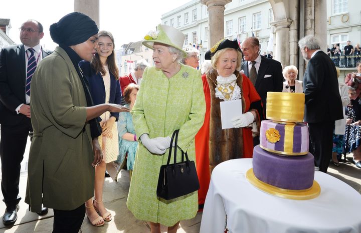 Nadiya chatted with the Queen as she celebrated her milestone birthday