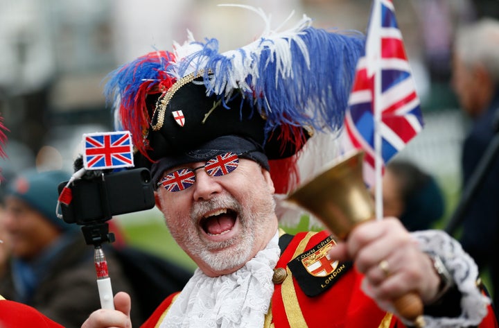 People from around the world went to Windsor to celebrate the Queen's birthday.