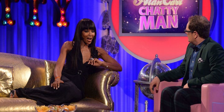 Naomi Campbell appears on this week's 'Chatty Man'