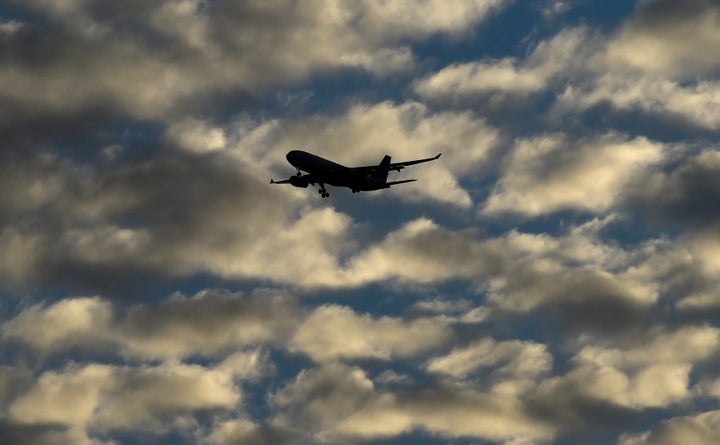 A British Airways plane was hit.