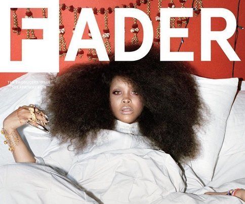 Erykah Badu covers Fader magazine's annual Producer's Issue which hits newsstands on May 10.