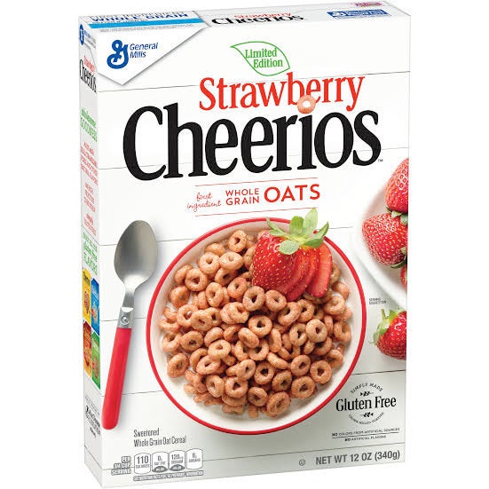 Strawberry Cheerios is the limited edition spring flavor that is currently appearing on store shelves.