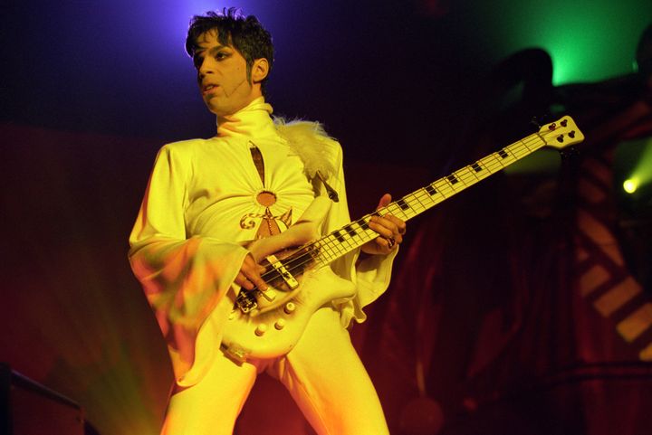 Prince performs in Holland on March 24, 1995, during the Ultimate Live Experience Tour.