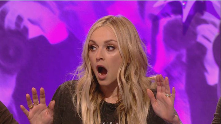 Fearne was also gobsmacked by Danny's antics