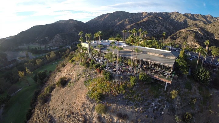 The Castaway restaurant, high in the Burbank hills.