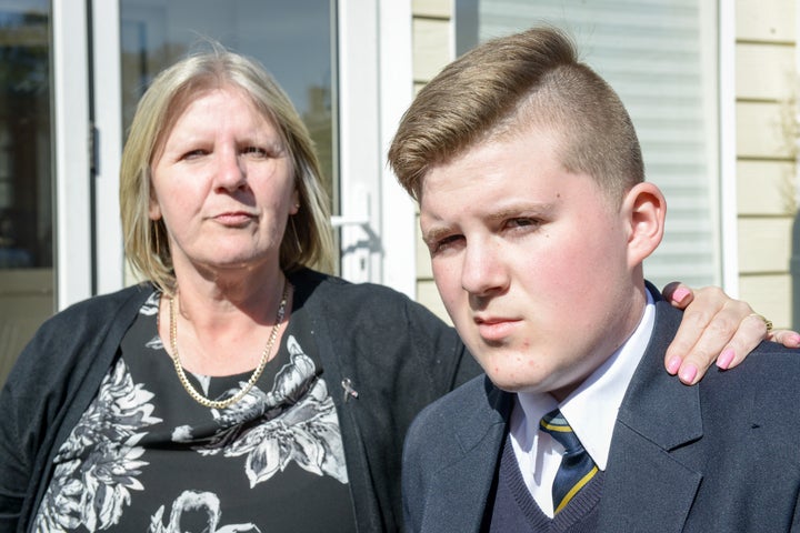 Jenni London said her son Kieran has had the same hairstyle for three years