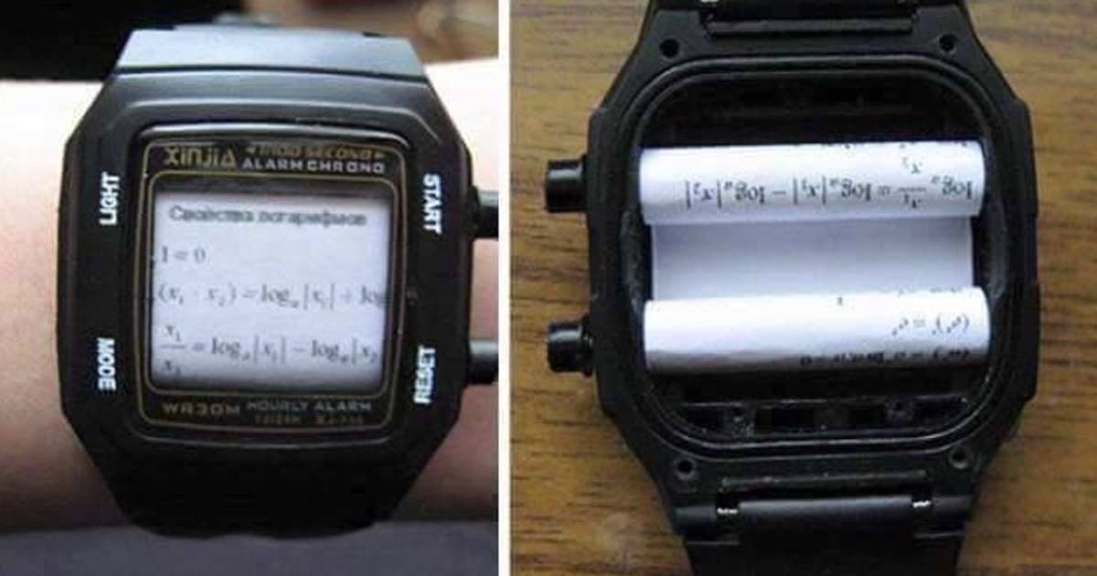 These Insane Exam Cheating Devices Show How Far People Are Willing To