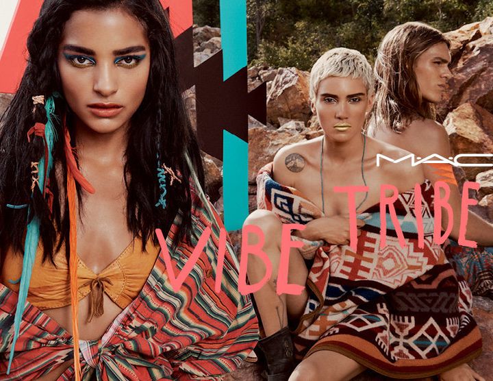 The campaign visuals for MAC Cosmetics' Vibe Tribe collection.