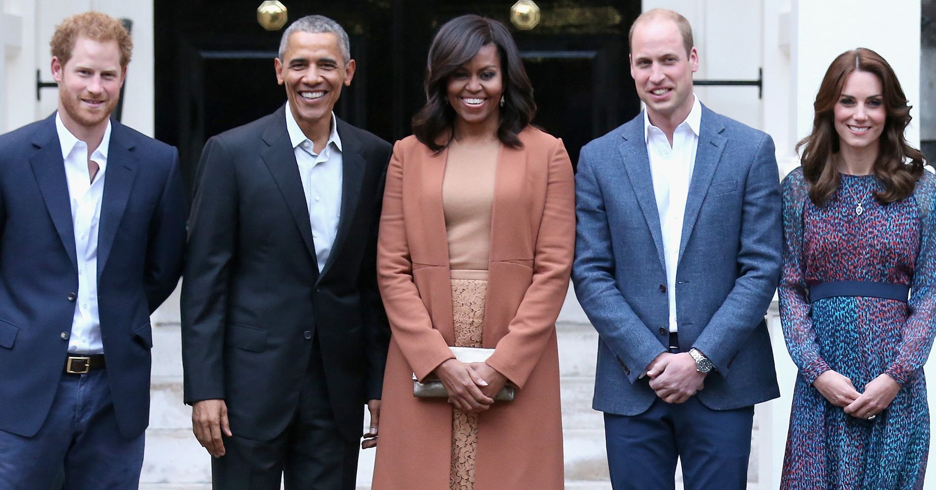 Duchess Kate And Michelle Obama Look Stunning For Dinner At Kensington ...