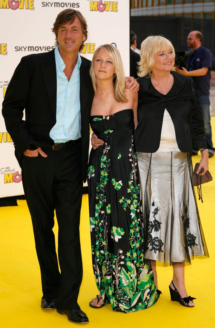 Chloe with parents Richard Madeley and Judy FInnigan