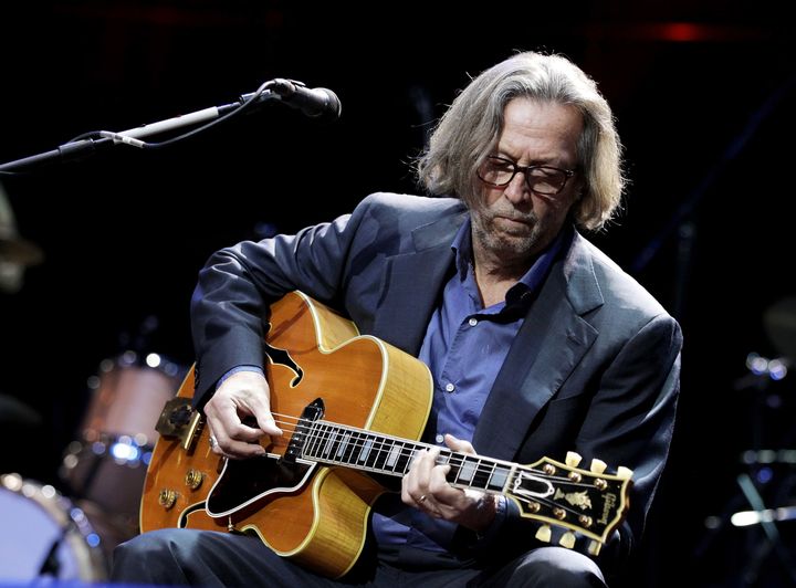 Eric Clapton performs at the Royal Albert Hall in London in 2010.