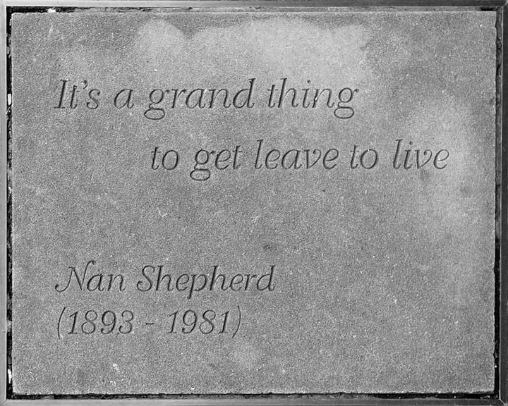 <strong>Shepherd's stone slab outside the Writers' Museum in Edinburgh</strong>