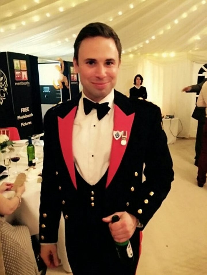 <strong>Captain David Seath died after suffering a suspected cardiac arrest three miles from the finish line of the London marathon.</strong>