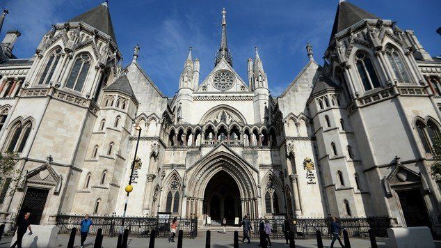 The Royal Courts of Justice, where today's hearing over the woman's anonymity was held