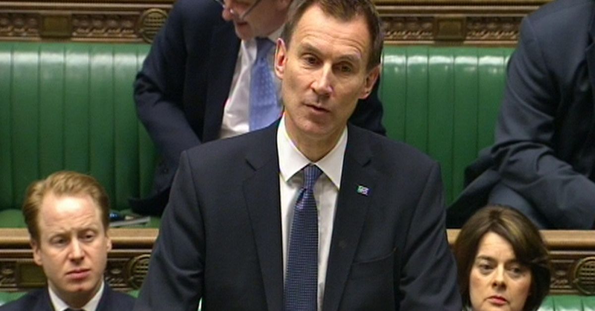 Jeremy Hunt Accused Of 'Pouring Oil On A Blazing Fire' Over Junior ...