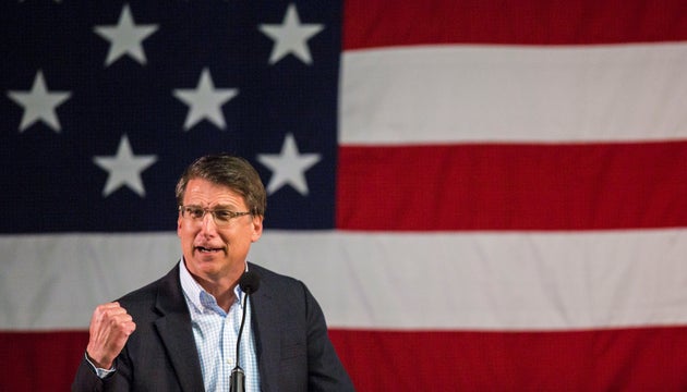 North Carolina Gov. Pat McCrory (R) is really concerned about where transgender people go to