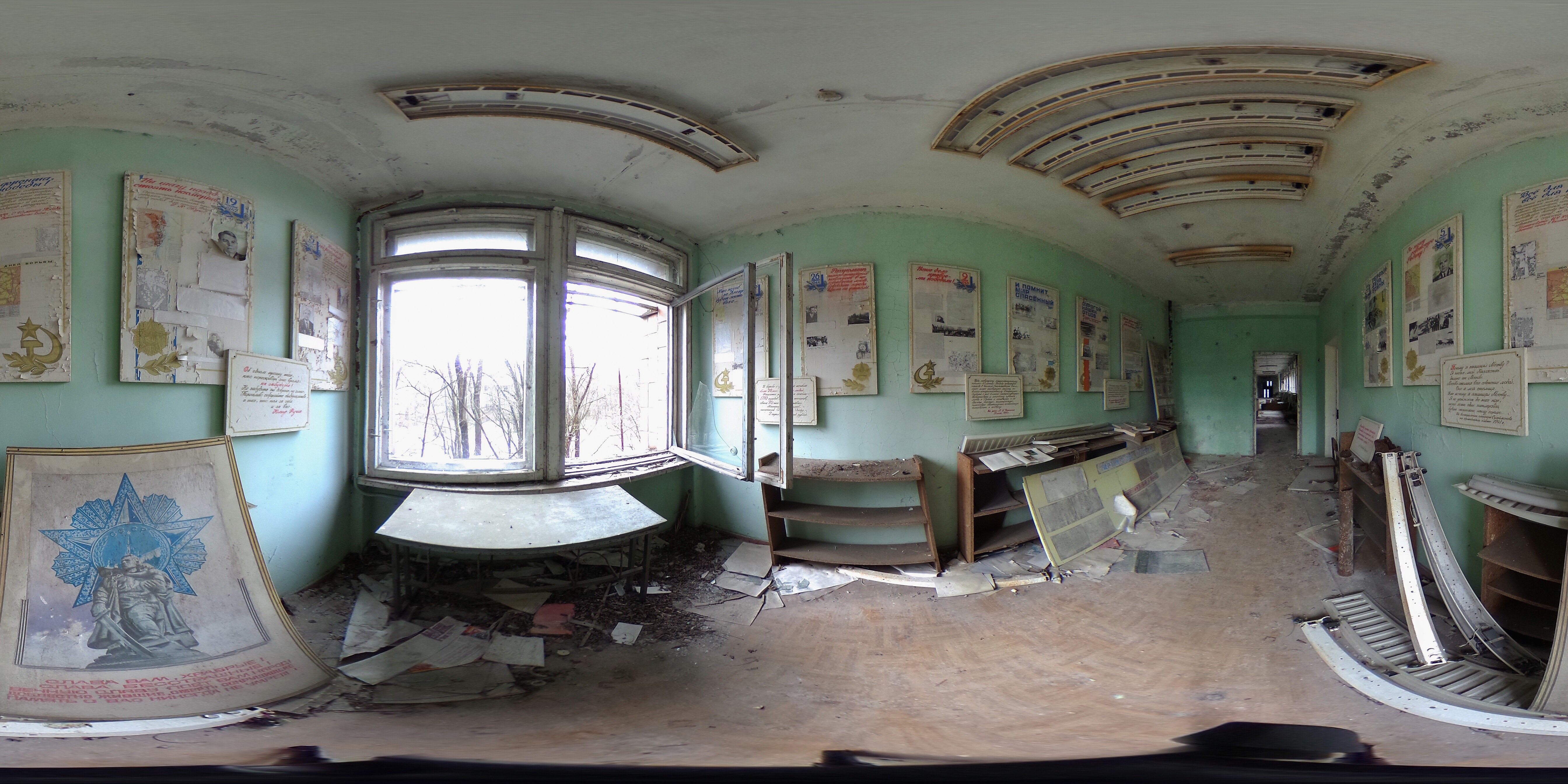 Chernobyl Disaster 360 Degree Photos Show Radiation Ghost Town 30 Years ...