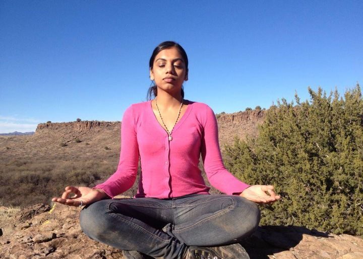Supriya Venkatesan, Meditating