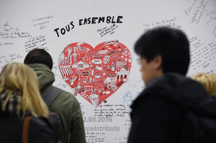 Brussels' Maelbeek metro station reopened on Monday, a little more than a month after a deadly terrorist attack hit