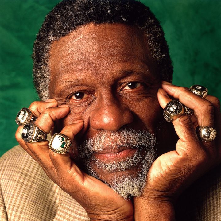 Russell fue campeón de la NBA 11 veces.