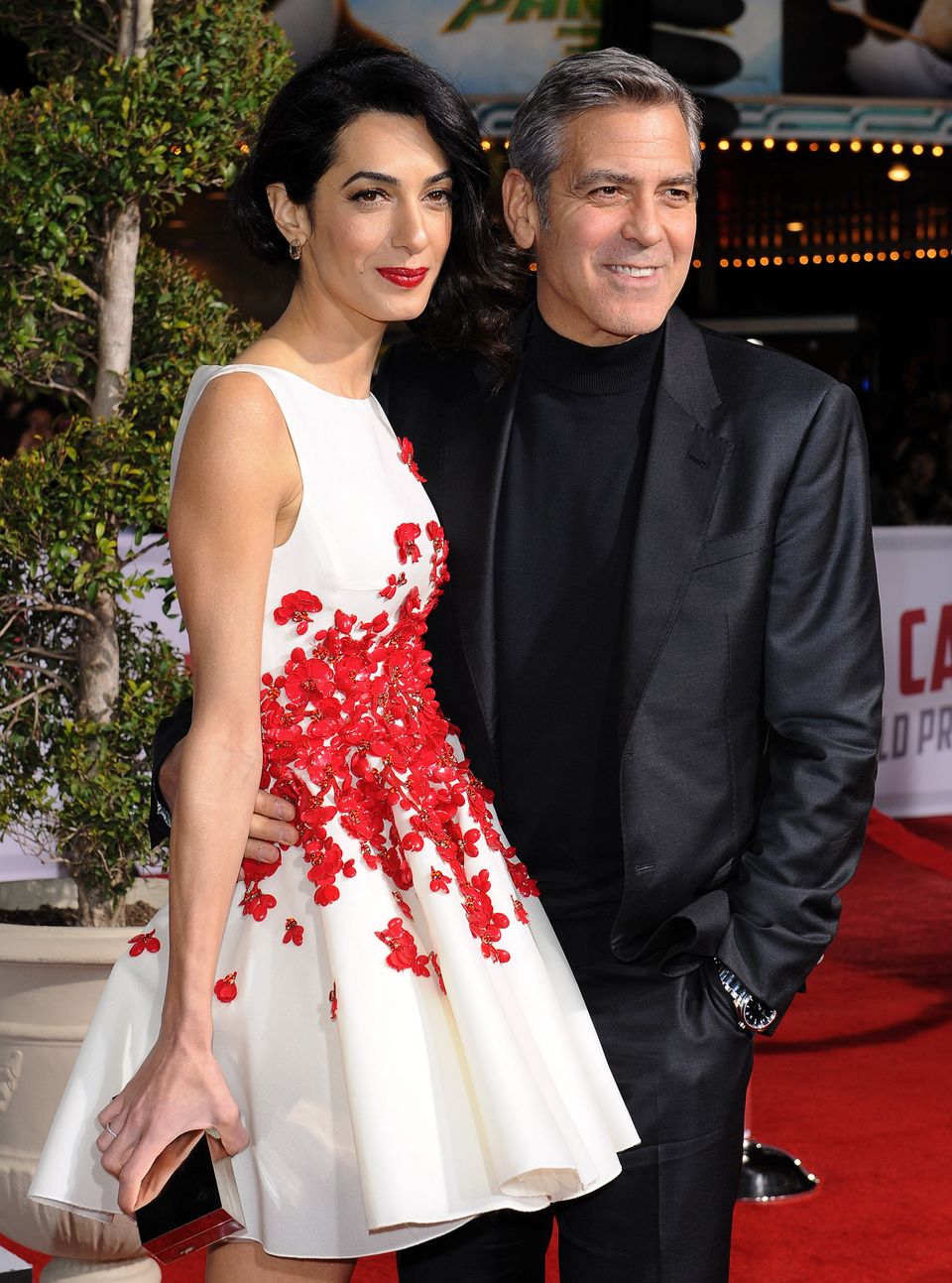 George Clooney Has Worn The Same Color To Red Carpets...