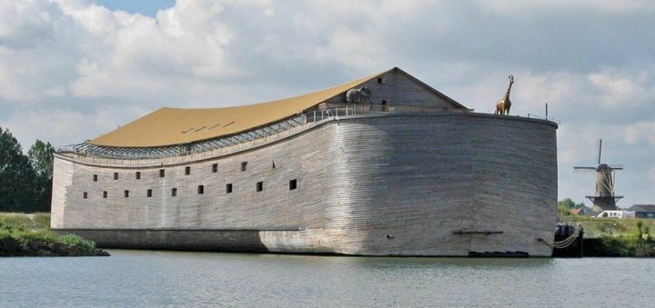 This life-sized replica of Noah's ark is planning to travel from the Netherlands to Brazil this summer.