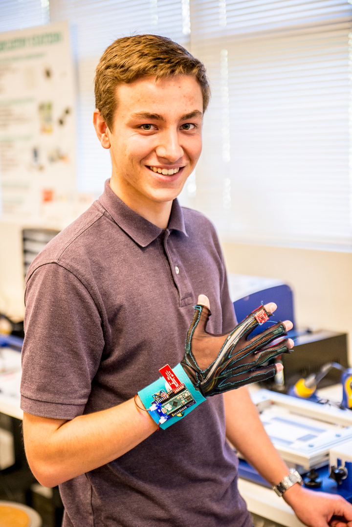 Wearable-tech glove translates sign language into speech in real