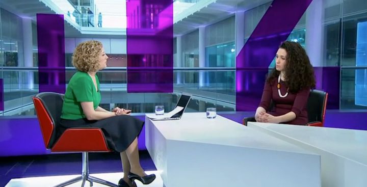 <strong>Bouattia told Channel 4's Cathy Newman of the "difficult" week since her election</strong>