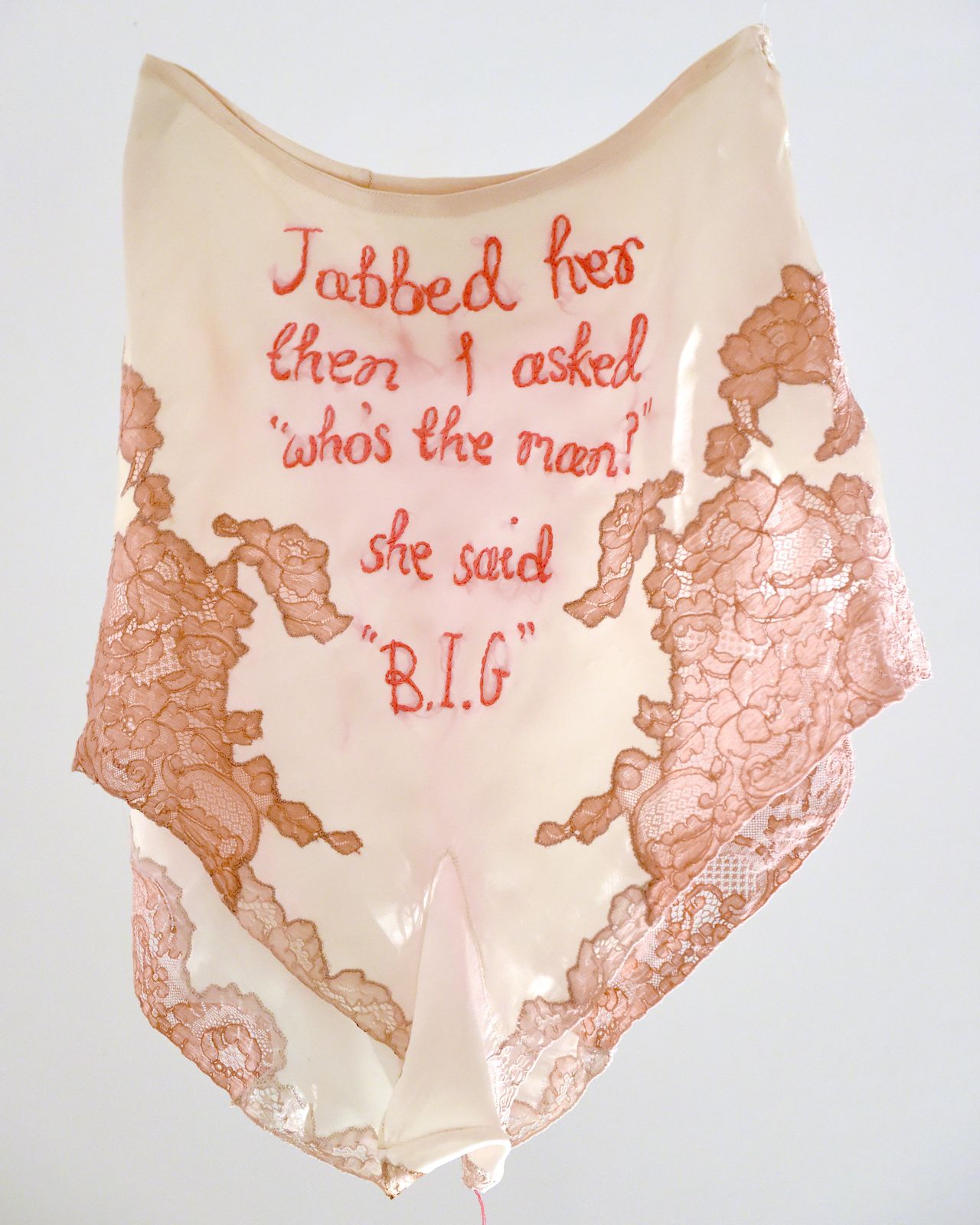 Feminist Artist Embroidered Rap Lyrics Onto Lingerie To Start A  Conversation
