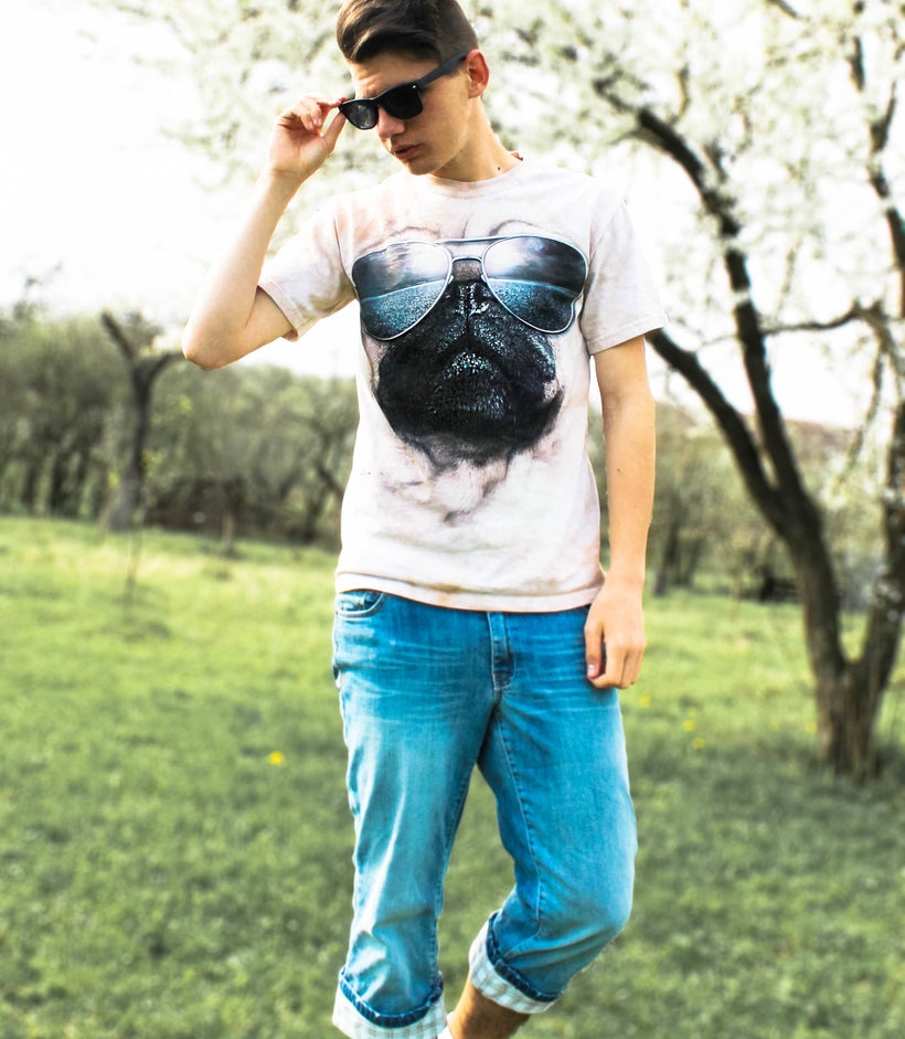 <a href="http://bit.ly/MountainArtWear" target="_blank">The Mountain Shirt</a>, H&M pants