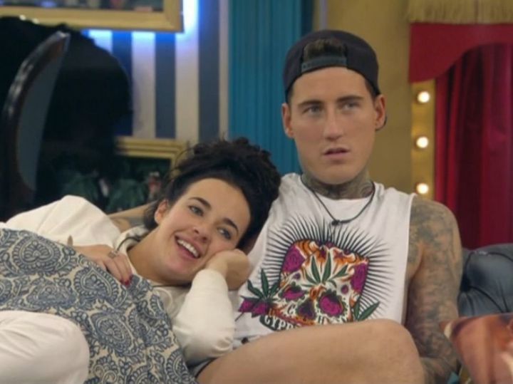 Stephanie and Jeremy during the early days of their relationship, in the 'CBB' house