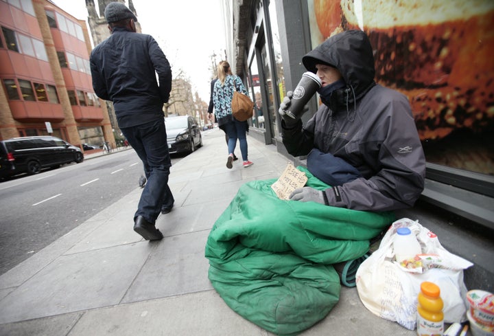 1.25 million people living in the UK were classed as being destitute last year, according to a new study