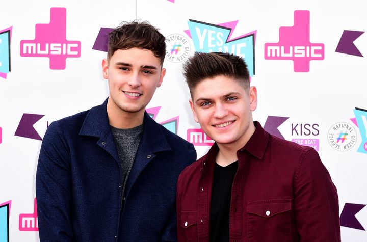 Joe Woolford (left) and Jake Shakeshaft will fly the flag for the UK at this year's Eurovision.