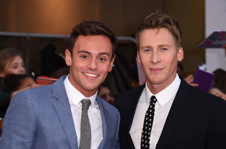 Tom Daley said he still fancied girls when he came out, but is now in a committed realtionship with Dustin Lance Black