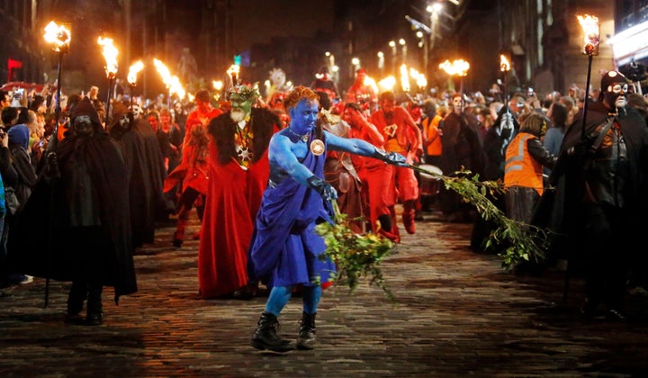 Beltane celebration in Edinburgh