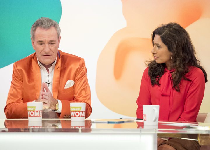 <strong>Michael Pattemore and Saira Khan 'Loose Women'</strong>