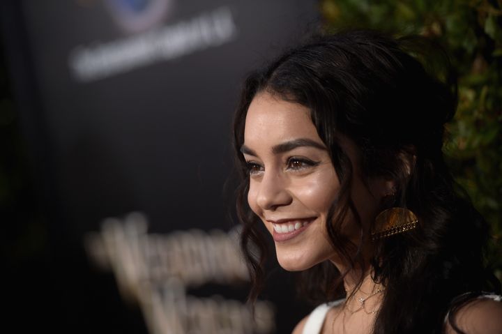 Vanessa Hudgens arrives at the opening of the 'Wizarding World of Harry Potter' at Universal Studios Hollywood on April 5, 2016
