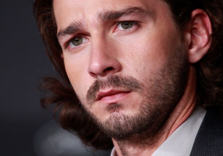 Actor Shia LaBeouf, pictured. A New York City man says he was sucker-punched by a stranger for looking like the star.