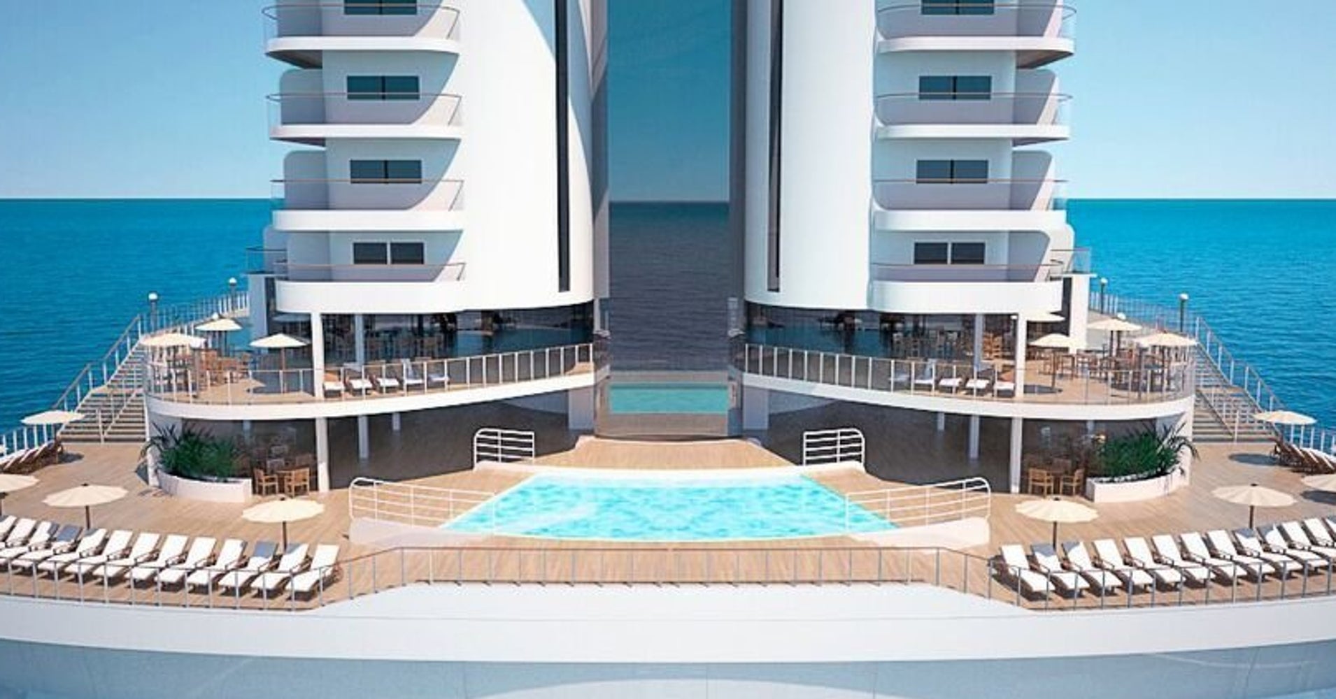This Dreamy Floating 'Beach Condo' Is Prepping For Its First Passengers