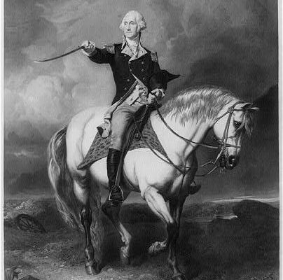 George Washington was widely respected for leading American forces during the Revolutionary War.