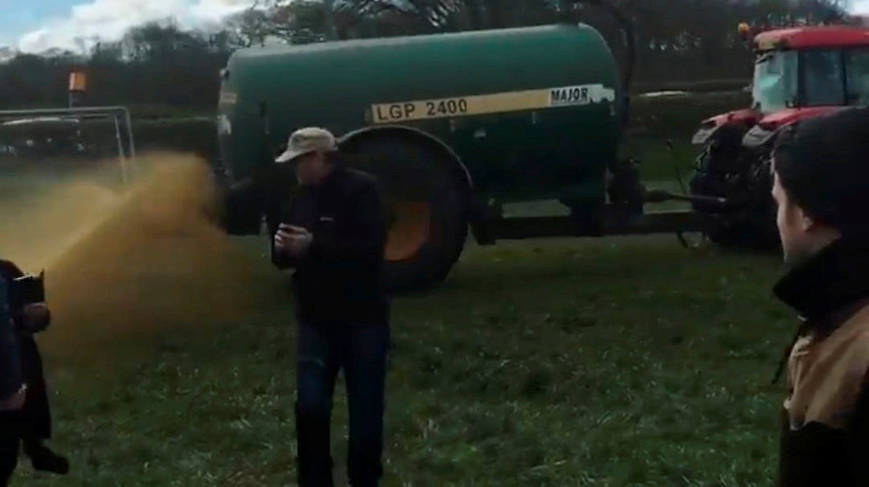 Emma Thompson Fracking Bake Off Protest Sprayed With Manure HuffPost UK News