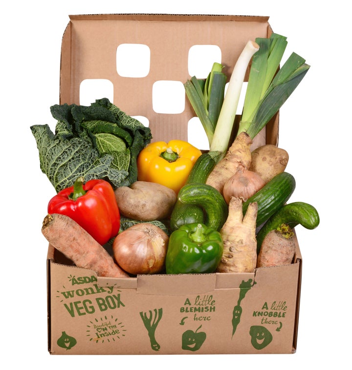 Demand: Asda has so far sold 32,500 Wonky Veg boxes