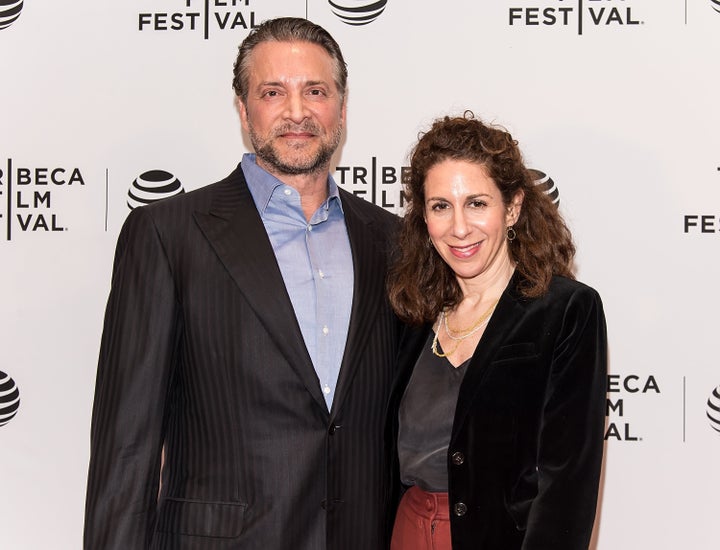 James Ray and "Enlighten Us" director Jenny Carchman attend the movie's Tribeca premiere.