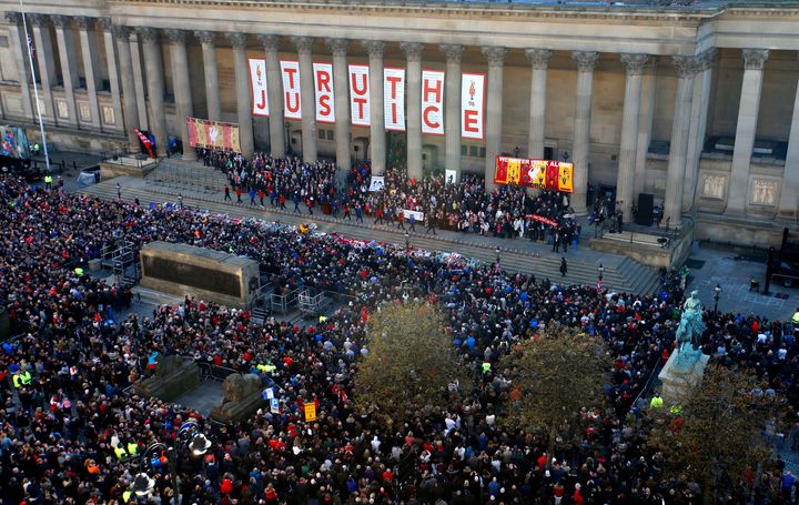 Thousands of people attended a commemorative event at St George's Hall in Liverpool, to mark the outcome of the Hillsborough inquest.